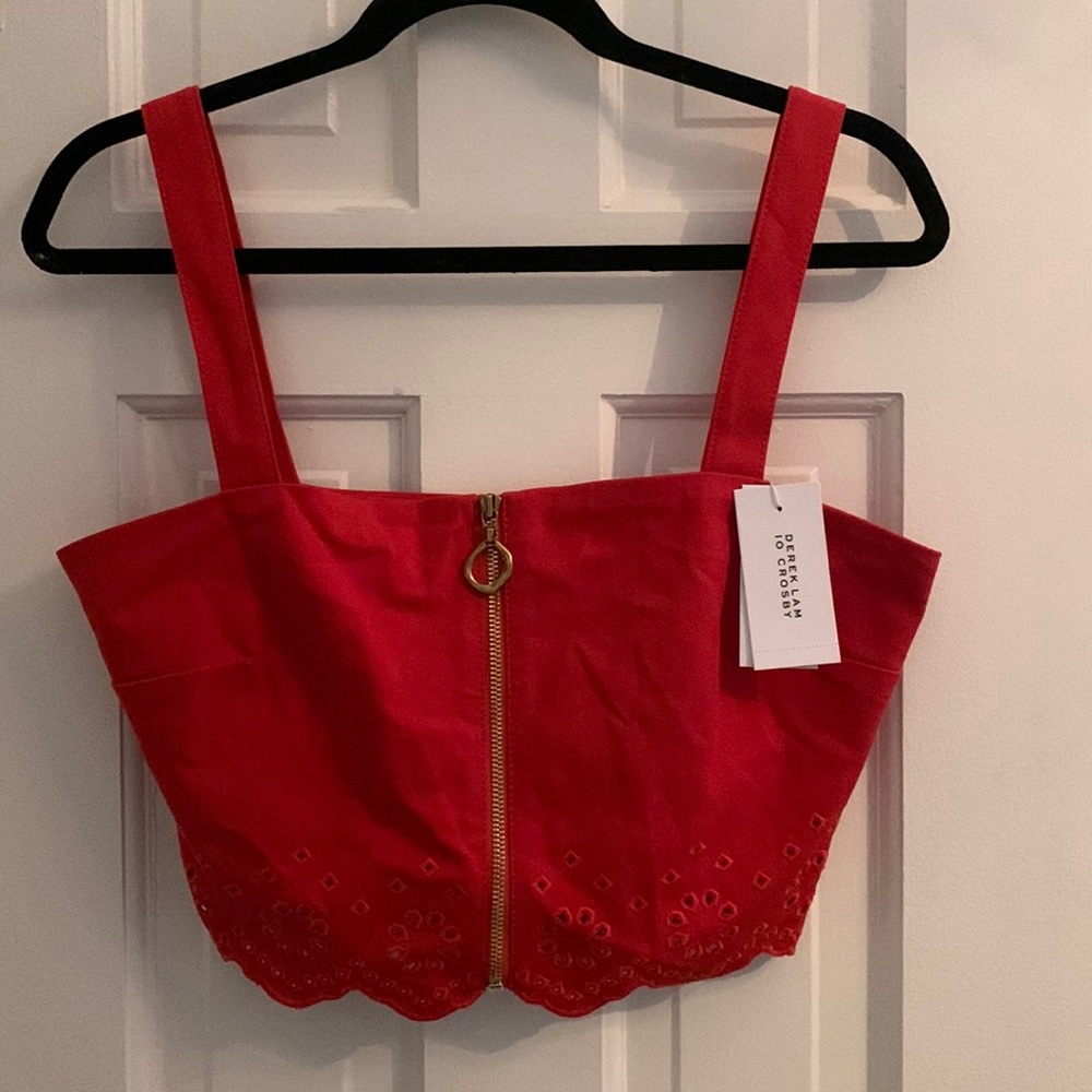 Derek Lam red bustier